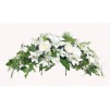 The pristine white  (Silk Flowers)
